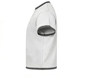 Custom Oversized Contrast Hem <b>T</b> <b>Shirt</b> Men O-neck men's <b>T</b>-<b>Shirt</b> Style Streetwear Cotton Short Sleeve Casual Fashion Tee - Product Image 2