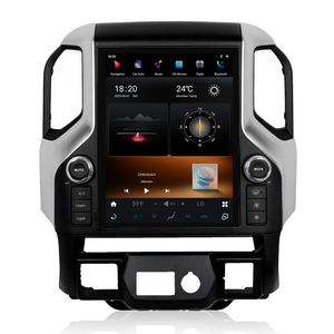 Аксессуары для вертикального экрана 12.1 дюйма для Chevrolet Silverado GMC Sierra 2019-2021: беспроводной CarPlay с большими кнопками - Product Image 2