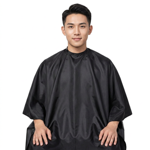 Cape de coiffure imperméable en polyester TSV pour hommes, femmes et enfants – Écologique, durable et résistante aux taches - Product Image 1
