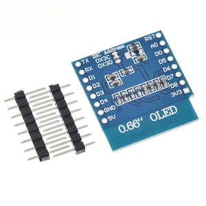 WEMOS D1 MINI <span class=keywords><strong>ESP32</strong></span> AVR 64x48 "LCD ekran IIC <span class=keywords><strong>I2C</strong></span> için 0.66 inç OLED ekran modülü - Product Image 5