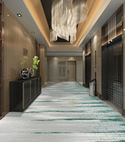 Bas prix meilleure vente tapis de luxe au design moderne tapis imprimé en nylon 3D tapis de passerelle d'hôtel de couloir pour chambre d'hôtel