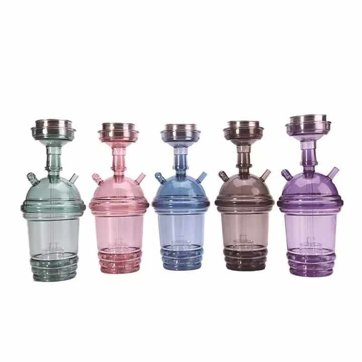 Wholesale Plastic Cup Holder Hookah Cups Sublimation Hookah With Led