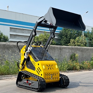 Miễn phí vận chuyển Mini Skid chỉ đạo Bộ nạp 360 CE/EPA Euro 5 havtek vườn loader theo dõi với khoan xô file đính kèm - Product Image 4