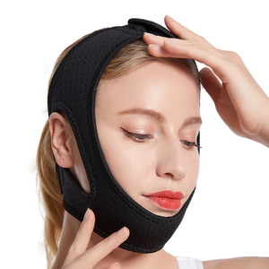 Masker garis <span class=keywords><strong>V</strong></span> pelangsing wajah, dapat dipakai ulang tali pelangsing dagu ganda pengurang masker dagu sabuk pengangkat wajah berbentuk <span class=keywords><strong>V</strong></span> masker wajah pelangsing - Product Image 1