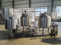 Système de micro-brasserie clé en main Tonsen 200L, kit de brassage de bière avec acier inoxydable et contrôle PLC à écran tactile
