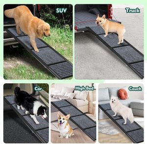 <span class=keywords><strong>Rampes</strong></span> pliables pour chiens ZMaker pour grands chiens, rampe légère pour animaux de compagnie, <span class=keywords><strong>escaliers</strong></span> portables pour chiens, rampe de voiture pour chiens avec surface antidérapante - Product Image 6
