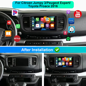 Autoradio Android GPS intégré avec écran OLED 2DIN pour Peugeot Traveller/Citroën Jumpy 3/Citroën <span class=keywords><strong>Space</strong></span> <span class=keywords><strong>Tourer</strong></span> 1 - Product Image 4