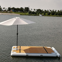 Plate-forme de natation gonflable, ponton flottant, dock de mer pour les équipements de sports aquatiques