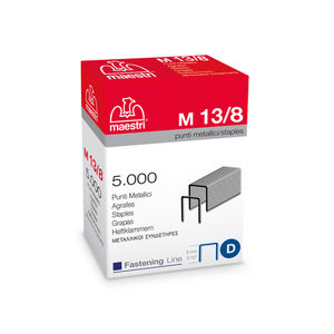 Romeo Maestri M 13/8 grapas galvanizadas para muebles decoración del hogar pistola de clavos 5000 piezas por caja - Product Image 1