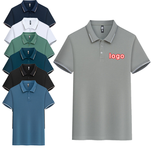 高品质定制升华弹性业务马球衫实心图案聚酯高尔夫马球衫刺绣<span class=keywords><strong>Lo</strong></span> - Product Image 4