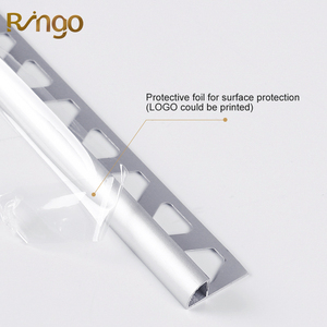 Perfil <span class=keywords><strong>de</strong></span> Esquina <span class=keywords><strong>de</strong></span> Pared Curvo Moderno <span class=keywords><strong>de</strong></span> Aluminio/Metal para Azulejos |   Perfil Impermeable <span class=keywords><strong>Ringo</strong></span> 6063, Duradero, Fácil Instalación, para Interiores <span class=keywords><strong>de</strong></span> Apartamentos - Product Image 1