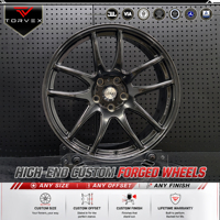 Velg Racing WORK Emotion CR Black Forged Alloy 16-22 Inch 5x100 5x114.3 untuk Subaru Forester Honda FL5 Type R Nissan GTR R35