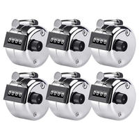 Vente en gros de matériel métallique mécanique à 4 chiffres manuel en métal compteur à main Clicker Clicker Muslim Digital Tasbeeh