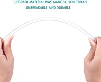 Pailles de sport droites réutilisables en plastique PP écologique de 6-12 mm, transparentes, accessoires de bar, couleurs personnalisées, cadeaux promotionnels – Vente chaude