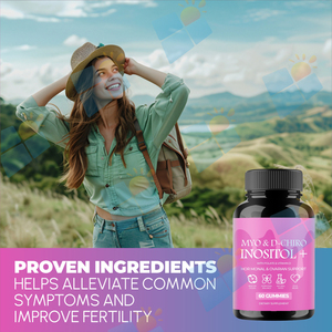 Permen Kunyah Inositol D-Chiro Inositol OEM Bebas Gula, Suplemen Inositol dengan Omega 3 Vegan, <span class=keywords><strong>Vitamin</strong></span> D, <span class=keywords><strong>B12</strong></span> untuk Kesuburan - Product Image 6
