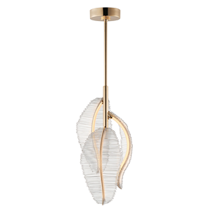 Nuovo Design semplice luce del ciondolo in vetro con piume e luce ristorante Bar lampadario decorativo in vetro Art soffiato a mano - Product Image 1