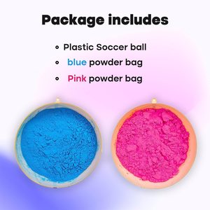 Gender Reveal Exploding Powder Basketball Ball with Blue Pink Powder Sequins Kit <strong>Baby</strong> Boys Girls Ultimate Party Supplies - Product Image 3