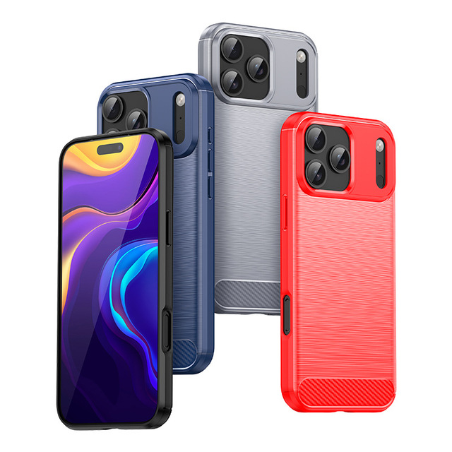 High Quality TPU Shockproof Phone Cases for iPhone  17 Air 16 Pro 15 14 Plus Soft TPU Mobile Cover