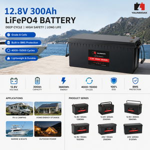 Paquete de Baterías Yauneidak de Iones de Litio de Ciclo Profundo de 12V 100AH 200AH 24V 100AH 200AH 300AH 460AH 48V, 12V100-300Ah 12V 24V - Product Image 6