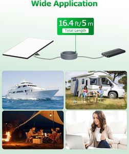 สายไฟ DC ขนาดเล็กขายดีที่สุด เชื่อมต่อโดยตรงกับ USB C สำหรับเสาอากาศแบบจาน รองรับโปรโตคอล สายไฟ DC สำหรับพาวเวอร์แบงค์ 100W PD - Product Image 3