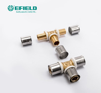 Connecteur en laiton de qualité supérieure 16 mm 20 mm 25 mm 32 mm pour raccords de plomberie PEX