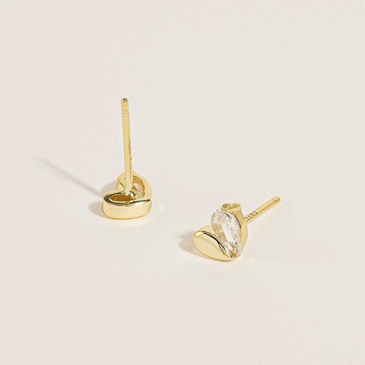 earrings 18k electroform