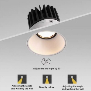 ไฟสปอตไลท์ LED แบบฝัง COB คุณภาพสูง 12W 15W 25W สำหรับใช้ในบ้าน โรงแรม แสงสว่างภายในอาคาร ไฟสปอตไลท์ติดเพดานแบบไร้ขอบ - Product Image 5