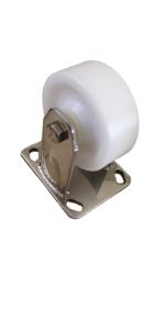 גלגל יציב ועמיד מפוליאתילן (PE) עם ציפוי פוליאוריטן אדום, ניתן להתאמה אישית, גלגלים תעשייתיים, תמיכה ב-OEM - Product Image 4