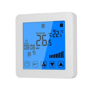 Tuya Temperature Controller Wifi Smart Thermostat/HVAC System LCD Screen Wifi Smart FCU Room Thermostat