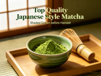 Cápsulas de Matcha Puro Ceremonial Doblemente Certificado, Té Adelgazante en Botella y Bolsa, Set Completo de Documentación para Despacho de Aduana