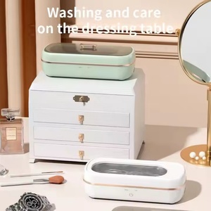 Nueva Máquina de Limpieza Ultrasónica Doméstica de 110v 220v 48KHz con Rayos UV, Adecuada para Gafas, Dentaduras Postizas y Joyería - Product Image 2