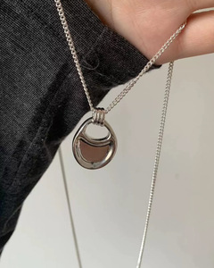 Ins japanische koreanische Blogger <span class=keywords><strong>Fever</strong></span> Sattel tasche lange Anhänger Halskette Nische Cold Style Chain All-Match - Product Image 6