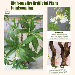 OH ARTS - Plantas Artificiales Grandes, Bonsái Verde, Madera de Caballo Embriagado, Decoración para Interiores y Exteriores, Bodas y Fiestas, <span class=keywords><strong>Resistente</strong></span> a los Rayos UV, Árbol Artificial - Product Image 3