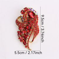 Broche de luxe à motif géométrique découpé pour femme, accessoire de mode pour robe, épingle de corsage, cadeau