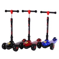 Vente directe en gros d'usine de trottinette électronique à 3 roues pour enfants pliable en matière plastique pour l'extérieur