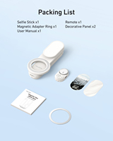 Support magnétique pliable léger TELESIN, mini trépied intelligent à zoom 360° pour téléphones iPhone et Android