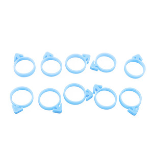 Silicone Piping Bag Tying Loops Multi Color Reusable Food <b>Safe</b> Baking Pastry <b>Tools</b> - Product Image 2