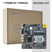 Motherboard H61 Tipis Mini-ITX Baru Mendukung CPU Intel Generasi ke-2-3 Memori DDR3 MSATA MINI-PCIe Wifi SATA2.0 LVDS Motherboard H61