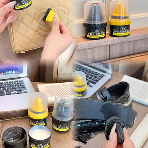 Crema para Cuero, Betún para Zapatos, Color Negro Transparente, Refrescante, para el Cuidado del Cuero Genuino - Product Image 1