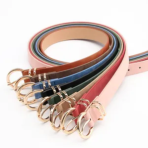 Four Seasons Korean New Ladies Belt Simple Versatile Alloy Pin Buckle Belt Clothing With Jeans Belt