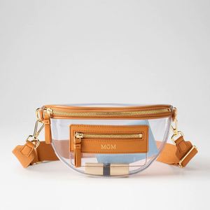 Bolso Bandolera Personalizado de PVC Marrón para Mujer, Estilo Bohemio, con Correa Ajustable, para Estadio, Verano e Invierno - Product Image 1