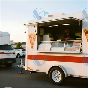 مقطورة مع ثلاجة تحت الطاولة لأوروبا شاحنة مقطورة طعام مع مطبخ كامل للبيع - Product Image 4