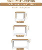 Nappe de table en coton et lin tissé à la main, style rétro américain, biodégradable, rayée, en coton naturel, tissage à l'épissure