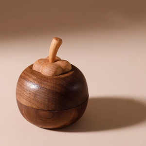 للبيع بالجملة ناشر خشبي على شكل مانغوستين من الروائح لحلي المنزل - Product Image 4