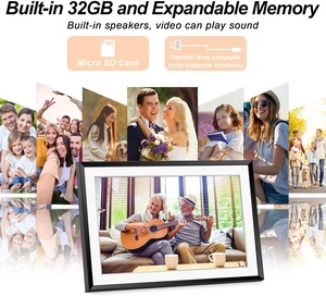Frameo Digital Picture Frame with 32GB, 10.1 Inch Smart <b>WiFi</b> Digital Photo Frame Touch Screen, Upload Photos Video Via Free App - Product Image 6