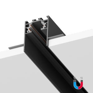 <span class=keywords><strong>Rail</strong></span> magnétique LED encastré en aluminium extrudé pour éclairage linéaire LED encastré DC48V intérieur 1m 1,5m 2m <span class=keywords><strong>3m</strong></span> - Product Image 1