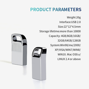 Z-Suit Custom Cle USB 2.0 Flash Hard Drive Nouveau disque mémoire de 2 Go à 128 Go Clé USB Interface métallique - Product Image 4