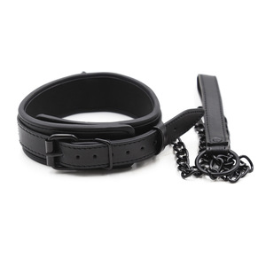 Collare di Bondage per Coppie Concept Brand, Giocattolo Sessuale per Adulti, Restrizione <span class=keywords><strong>al</strong></span> <span class=keywords><strong>Collo</strong></span> in Pelle con Lucchetto per Flirt e Giochi di Ruolo - Product Image 1