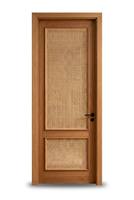 Porte de séparation en bois composite moderne en rotin, vente en gros du fabricant, pour la séparation des chambres d'hébergement touristique