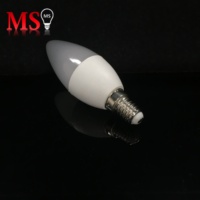 Hochlumen C37 Kerzenlampen E27/E14/B22 Fassung 3-9W LED AC für Wohnbereich PBT+Aluminium 2 Jahre Garantie